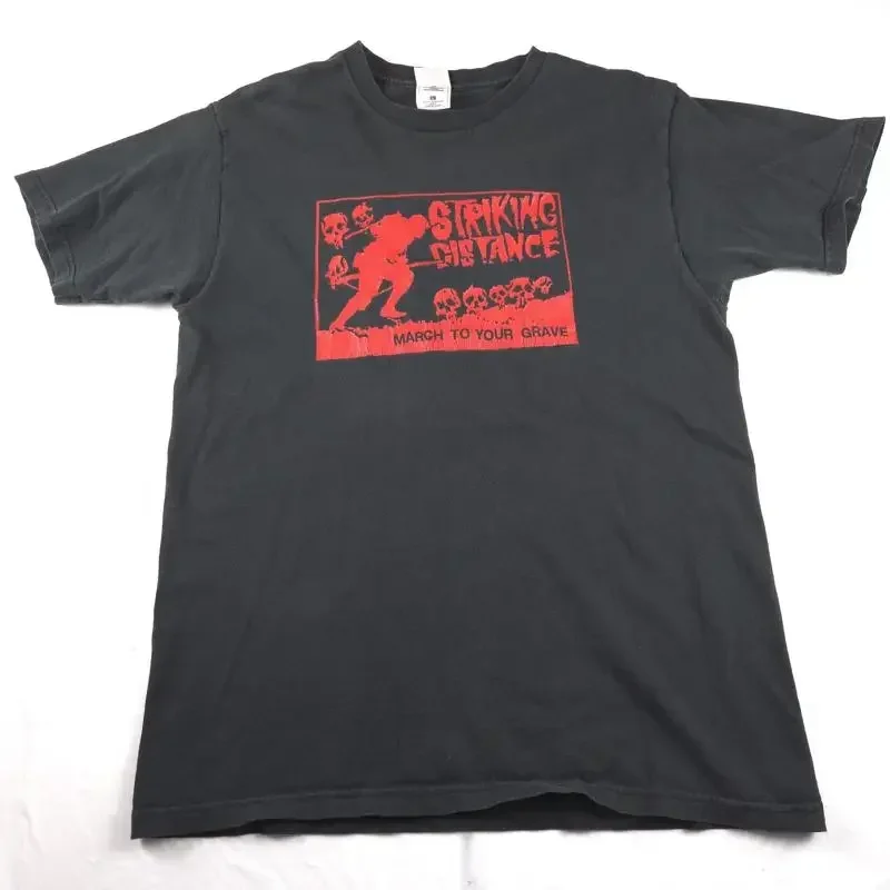 Vintage Striking Distance Hardcore Band T Shirt Floorpunch 86 Mentality Terror L