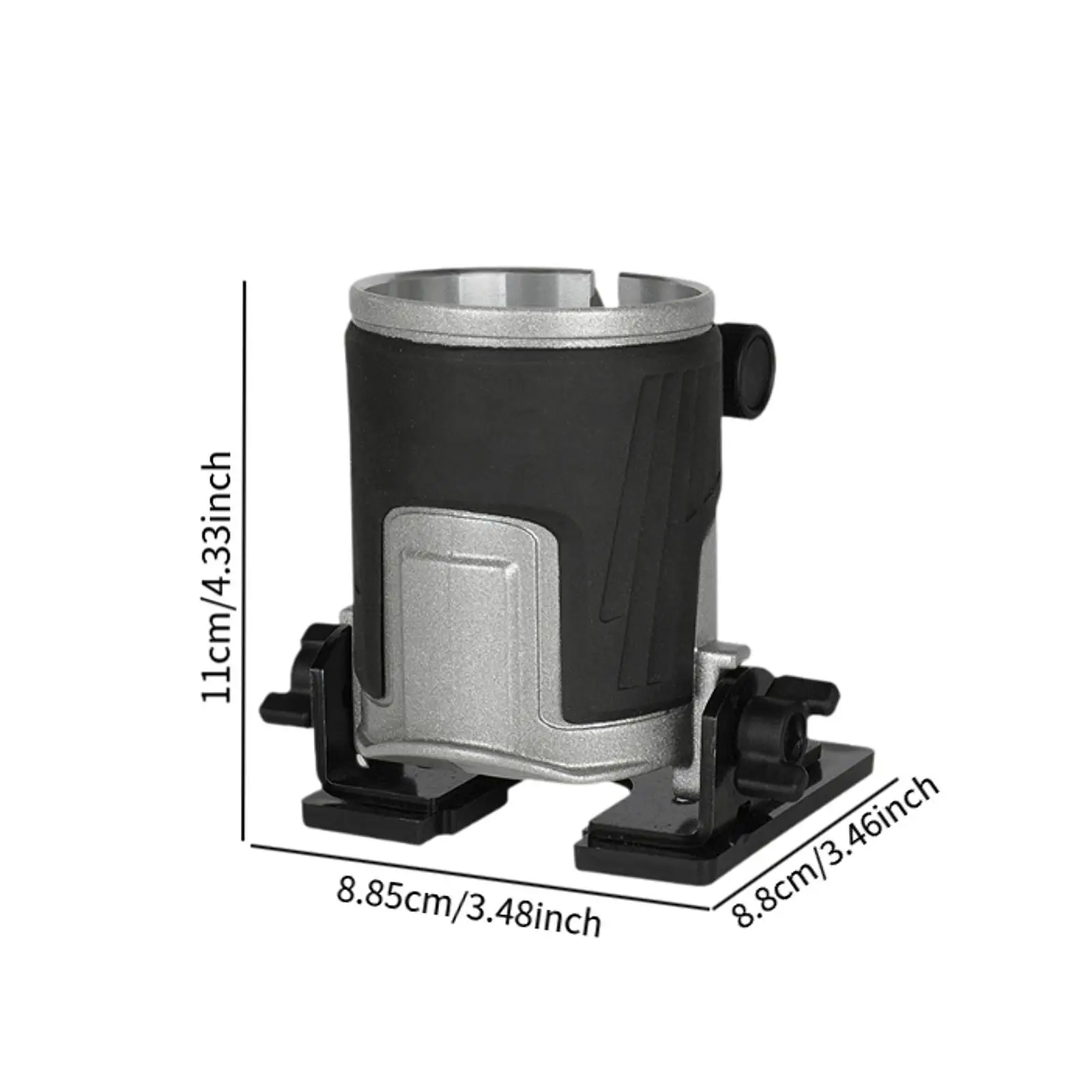 ルーターベース用トリミングマシン固定ベース、頑丈、DIYアクセサリー、フライス加工、ルーティング、トリミング用