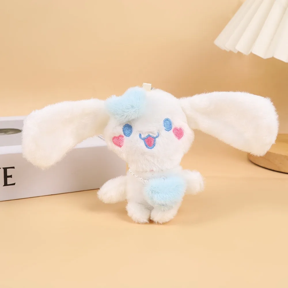 

2026 Sanrio Cinnamoroll Plush Keychain Love Design Cute Dog Doll Bag Pendant Tiktok Style