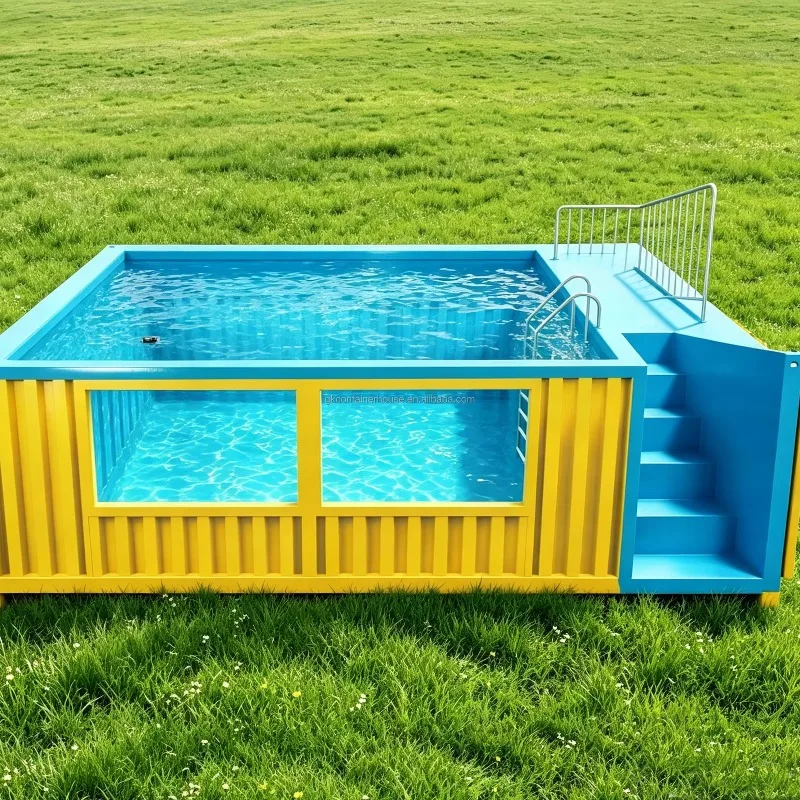 New Condition Container Pool Unused Modified Shipping Container Swimming Pool for Immediate Using
