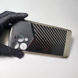 Luxury two in one electroplating for iphone 2-in-1 case with carbon fiber is available for customization