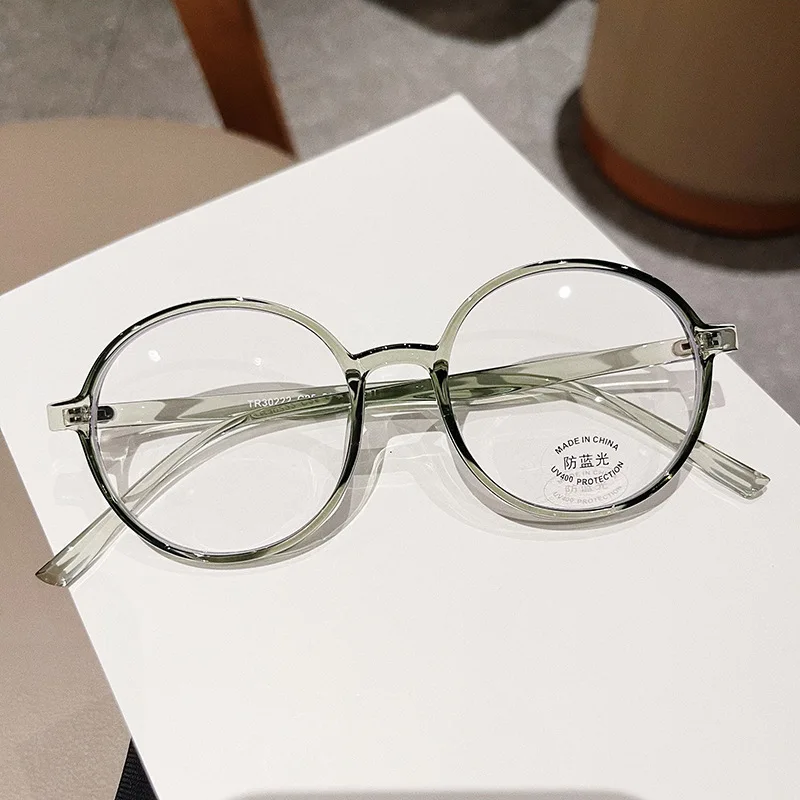 Vintage Retro Frames Glasses Men Women Round Shape Anti Blue Light Eye Glasses Frames Women TR90 Material Glasses Women