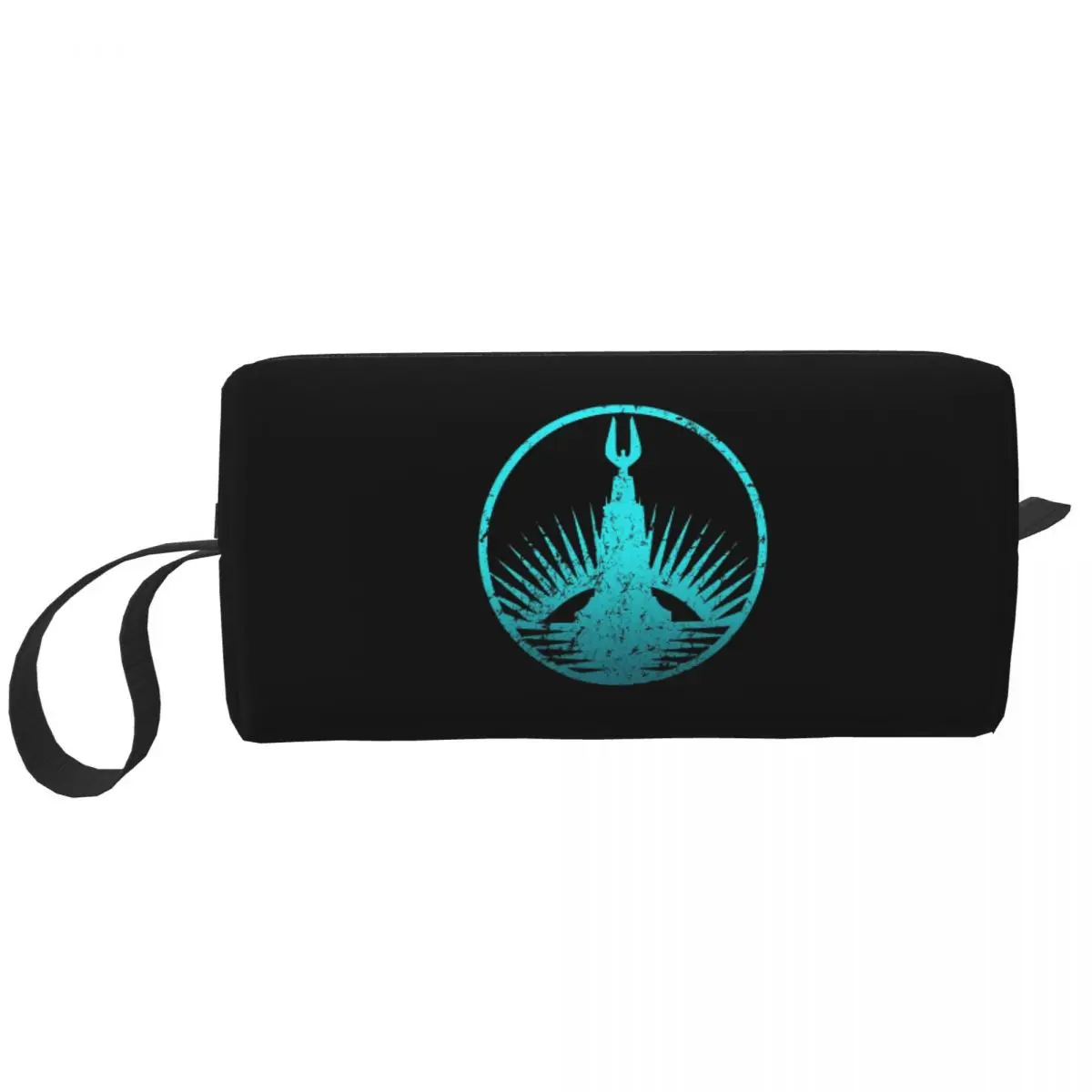 Bioshock Rapture – trousse à crayons bleu turquoise délavé pour enfants, boîte à crayons, sac à crayons, fournitures de papeterie, pochette de rangement pour femmes