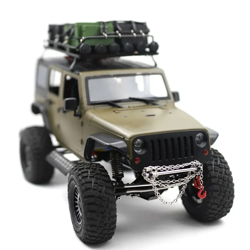 Metalowy przedni i tylny zderzak z hakiem holowniczym do podwozia Trxs TRX4 Axial SCX10 LCG 1/10 RC Crawler Części do modernizacji Akcesoria