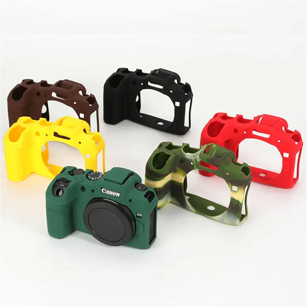 Camera Body Case For Canon EOS R8 EOSR8 Protective Rubber Cover Shell Soft Silicone Armor