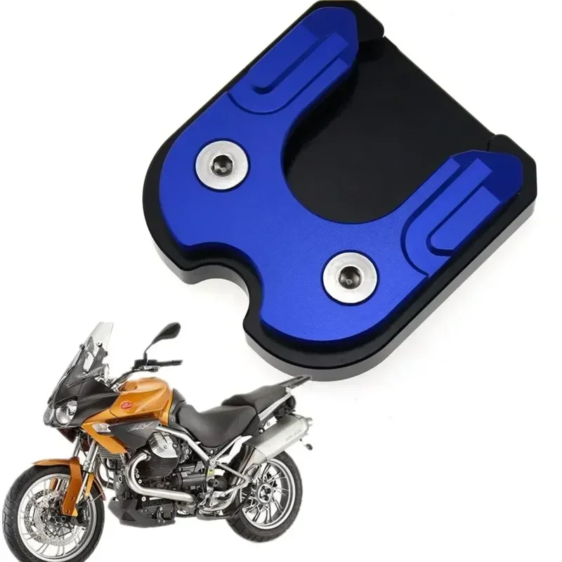 For MOTO GUZZI 1200 STELVIO 8V STD / NTX 2008-2016 Motorcycle Accessories Kickstand Sidestand Stand Extension Enlarger Pad -5
