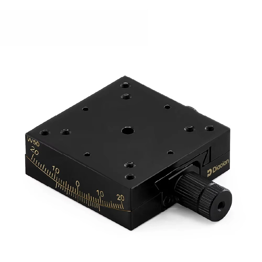 

GTX50-50 TX-axis CNC Machining Manual Goniometer Stage Optical Alignment Linear Guide Blocks Angle Adjustment Dovetail