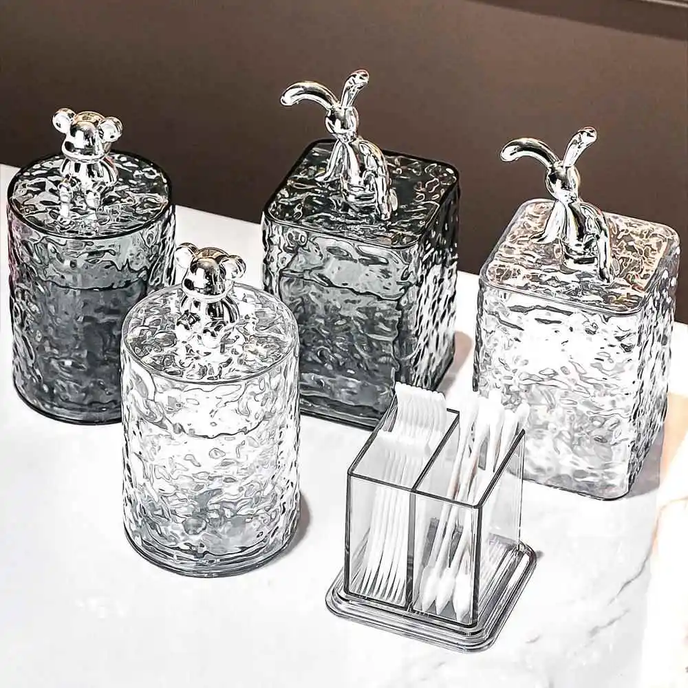 Luxury Home Use Creative Iceberg Pattern Double Function Storage Box Toothpick Thread Cotton Swab Two-In-One Toothpick Holder