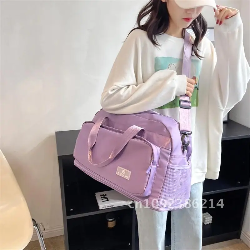 

AOTTLA Extended Ladies Travel Bag Waterproof Shoulder Crossbody Women Handbag Bag Bag And Dry Wet Sports Separation For Women's