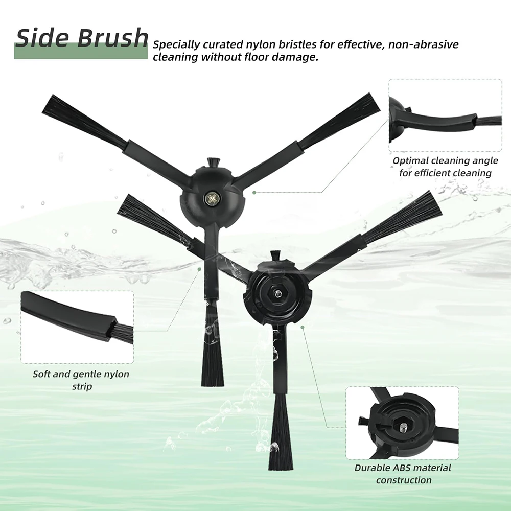 For Roborock Q8 Max\Q8 Max+\S8 Pro Ultra\Q Revo\Qrevo Master\MaxV\Pro\S\S7 MaxV\S7\Q7\Q5\S4\S6\S8 Parts Side Brush Accessories