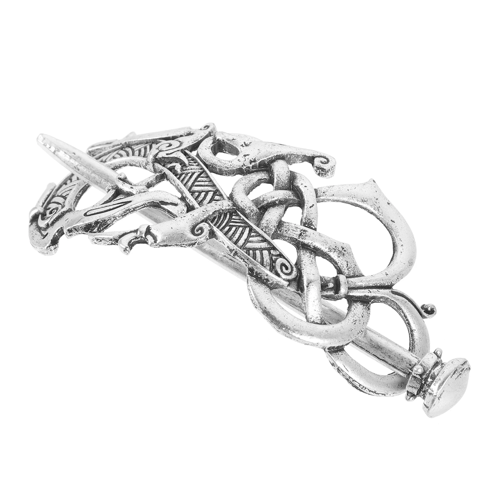 

Hair Viking Alloy Barrettes Retro Accessories Alloy Hairpins Elegant Long Hairpins Metal Decorative Jewelry