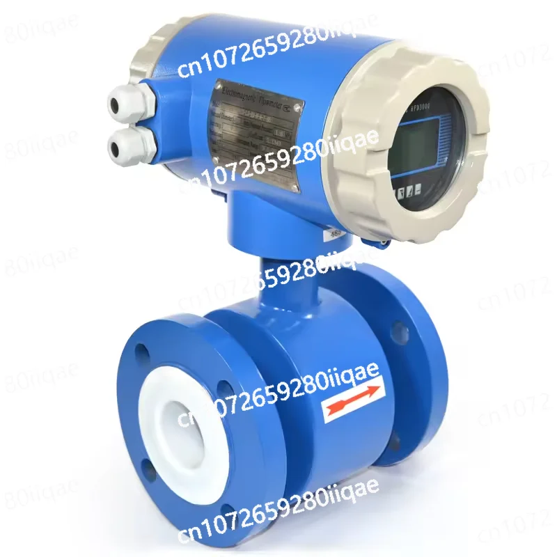Sewage Liquid Pipeline Sensor DN25 DN50 DN80 DN100 Electromagnetic Flowmeter