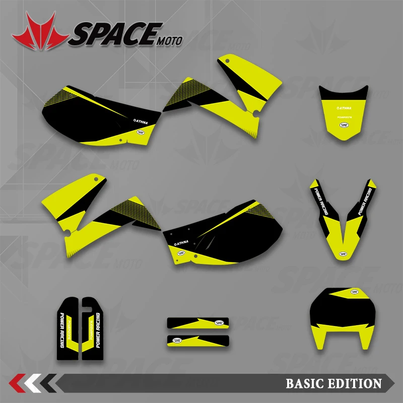 

SPACE MOTO графический фон наклейки наклейки мотоцикл для KTM LC4 640 1998-2007