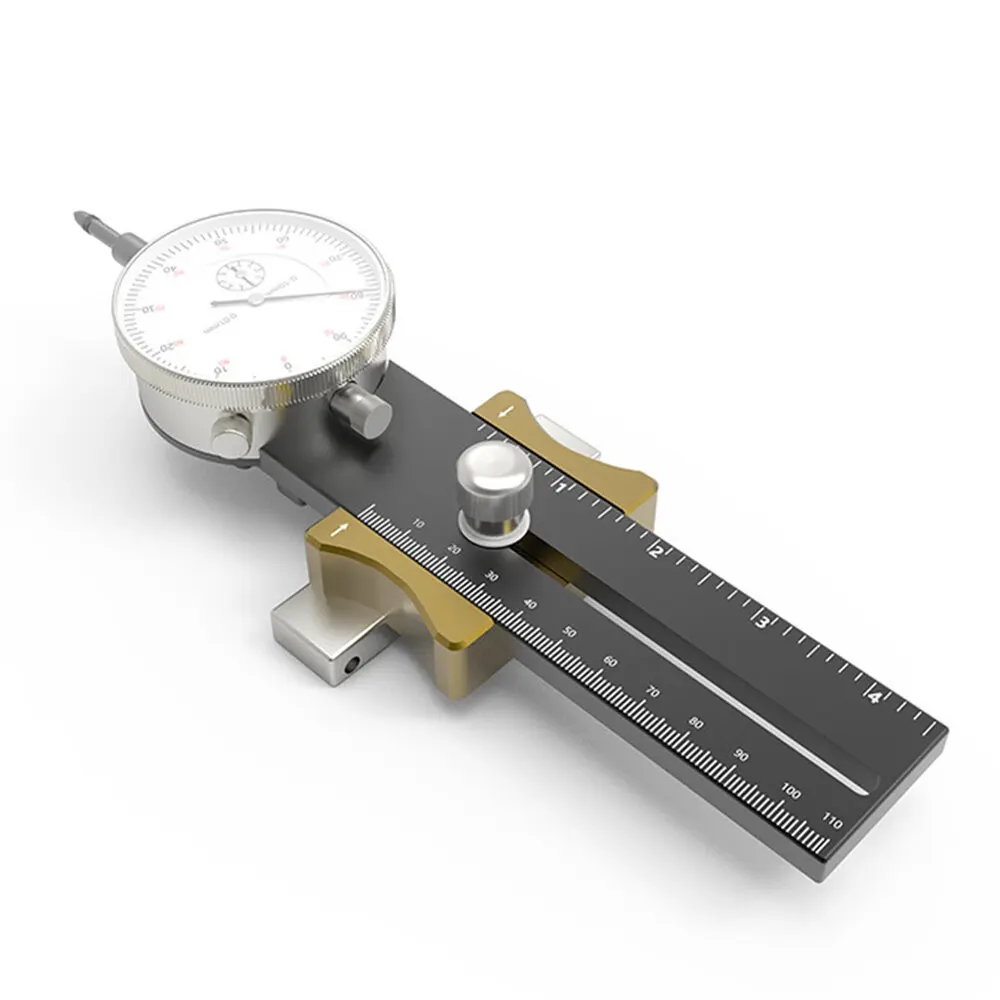 Aluminum Alloy Table Saw Dial Gauge Corrector for Saw Table Saw Blade Parallelism Correction Woodworking Tool