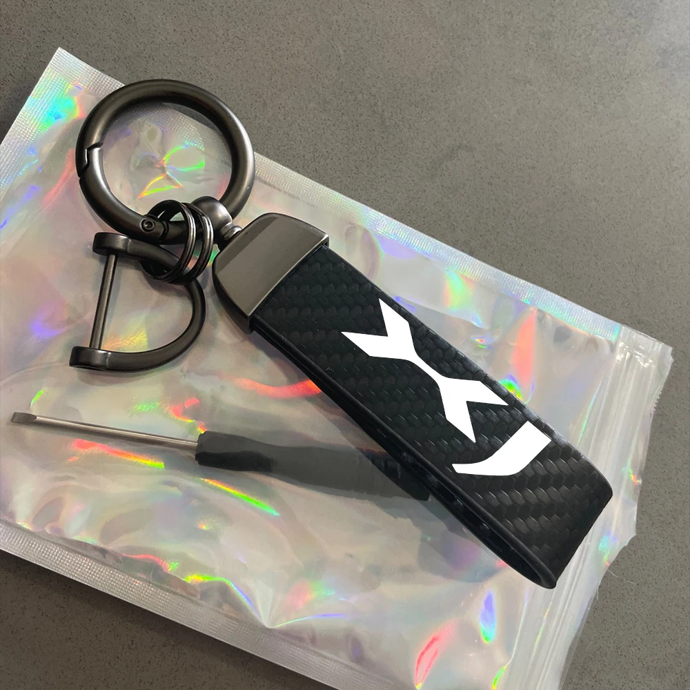 For JAGUAR E-pace F-pace I-pace JS-Racing R S SV XE XF XJ Auto Key Rope Strap Keyrings Automotive Interior Products Accessories