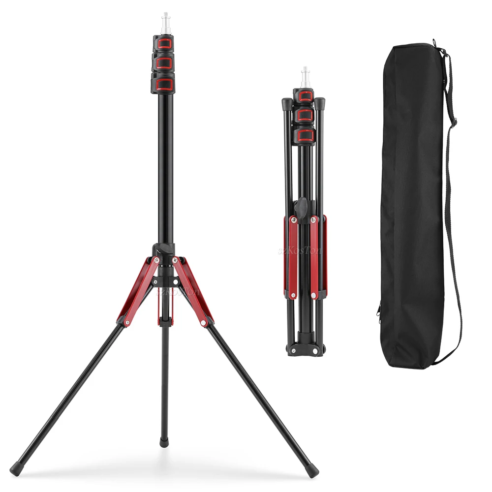 1.89m Photography Light Stand Tripod Portable Bracket With 1/4 Screw For Photo Studio Photographic Lighting Softbox Reflector