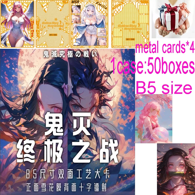 

Artland Cultural and Creative "Demon Slayer: Final Battle" B5 Card Nezuko Mitsuri Booster Box TCG Hobby Gift