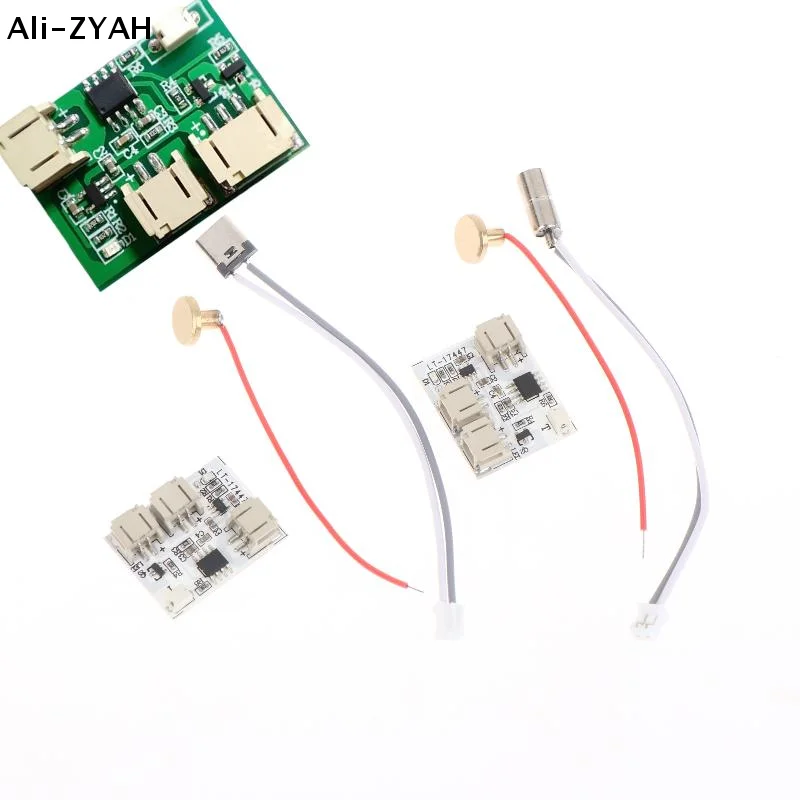 1/3/5Pcs Bedroom Office DIY Accessories Beech Wood LED Desk Lamp 3 Level Dimming Touch Control USB C Timer Off Control Board