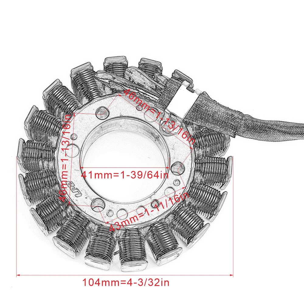 Generator Magneto Stator Coil For Yamaha XP500 XP 500 TMAX T-MAX 500 TMAX500 2008 2009 2010 2011 4B5-81410-00