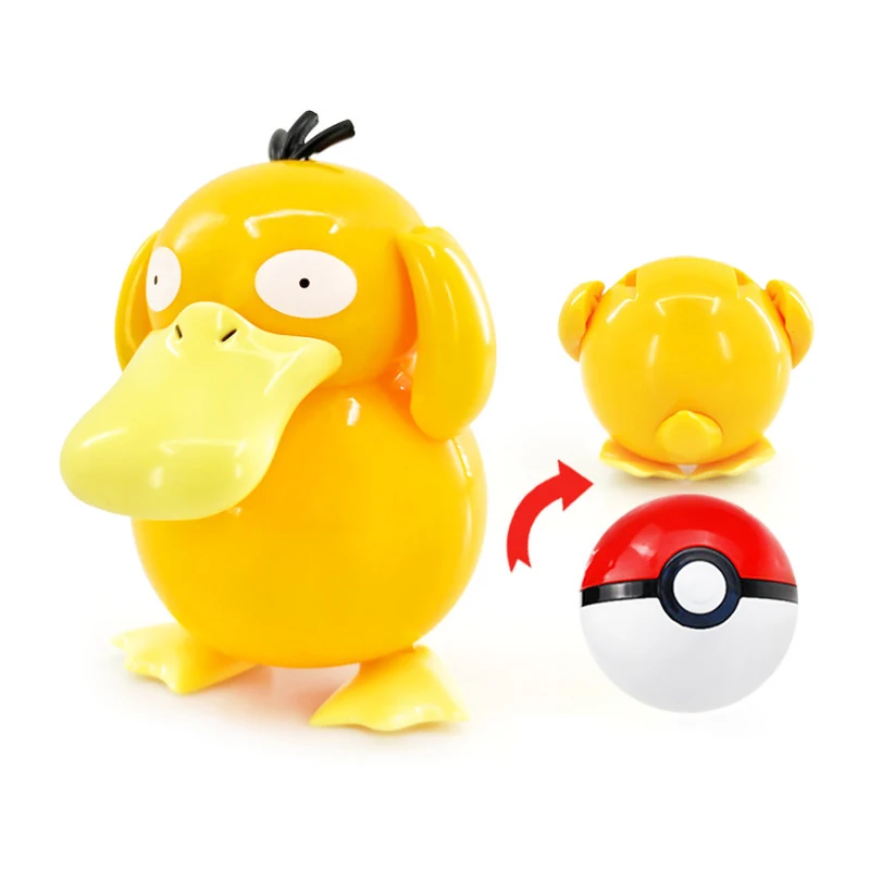 Pokemon Ball Deformation Toys Pikachu Mewtwo Gyarados Pocket Monster Pokeball Pokemon Action Figure Children Toys Birthday Gift