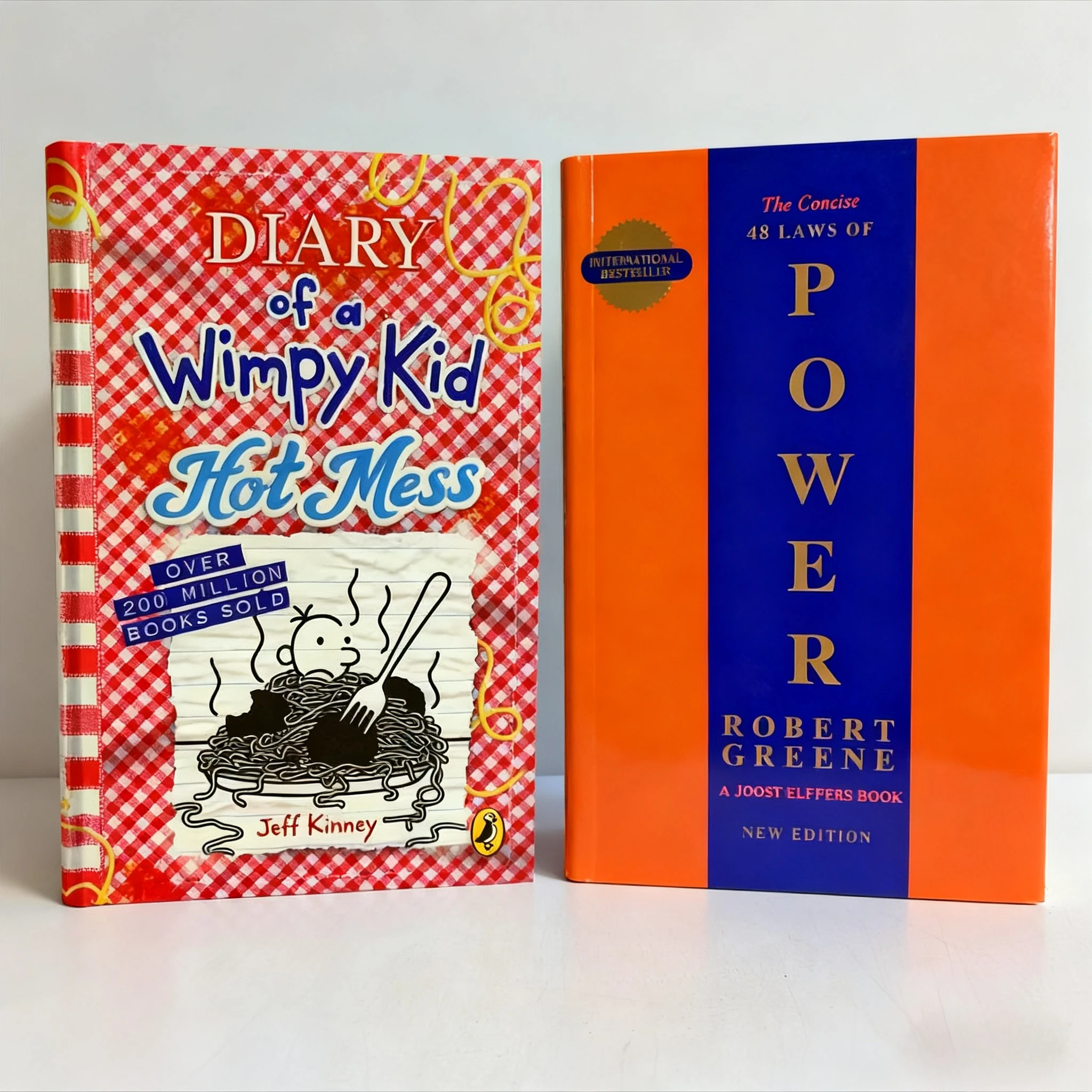 

《The Concise 48 Laws Of Power》+《Diary of a Wimpy Kid 19》The core law of power game Children's comics,suitable as Christmas gifts
