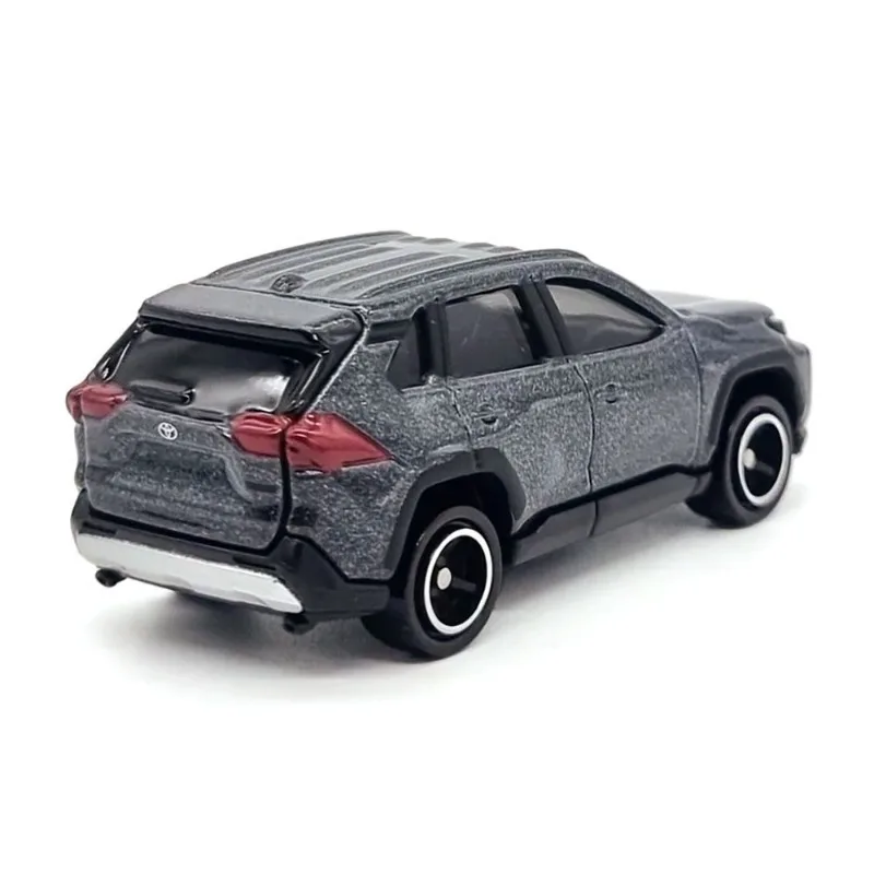 TAKARA TOMY Toyota RAV4 รถรุ่นของเล่นหล่อขึ้นรูปสีแดงกล่องสีขาวของขวัญสำหรับชายเดือนสิงหาคมใหม่