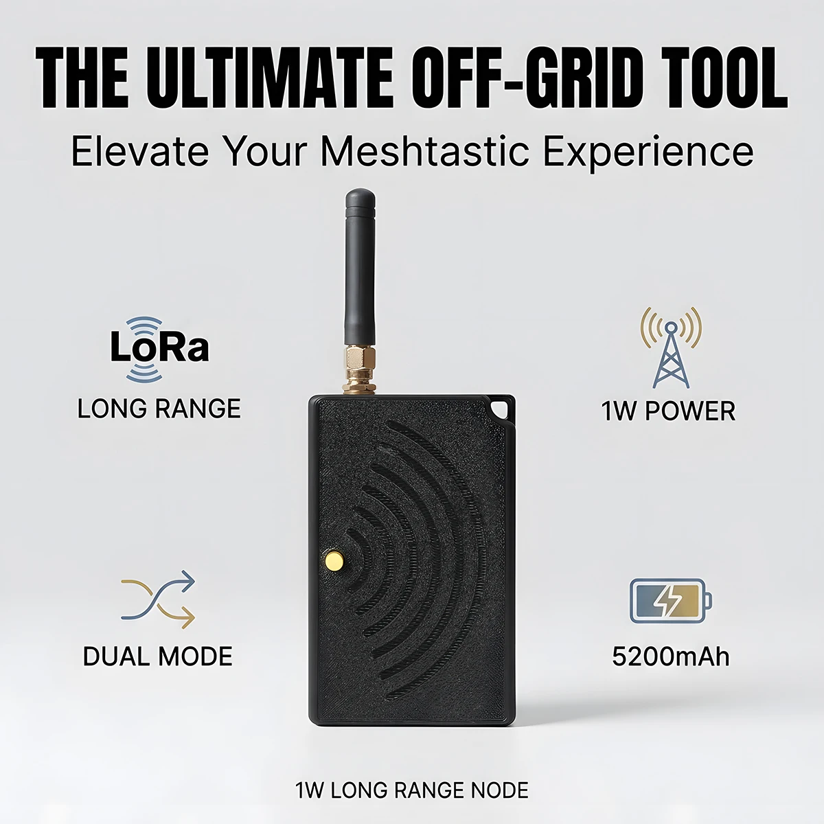 LT5 30dBm High Power WisMesh 1W Booster Starter LoRa Module Board Mesh Node Radio Compatible Meshcore Meshtastic Reticulum