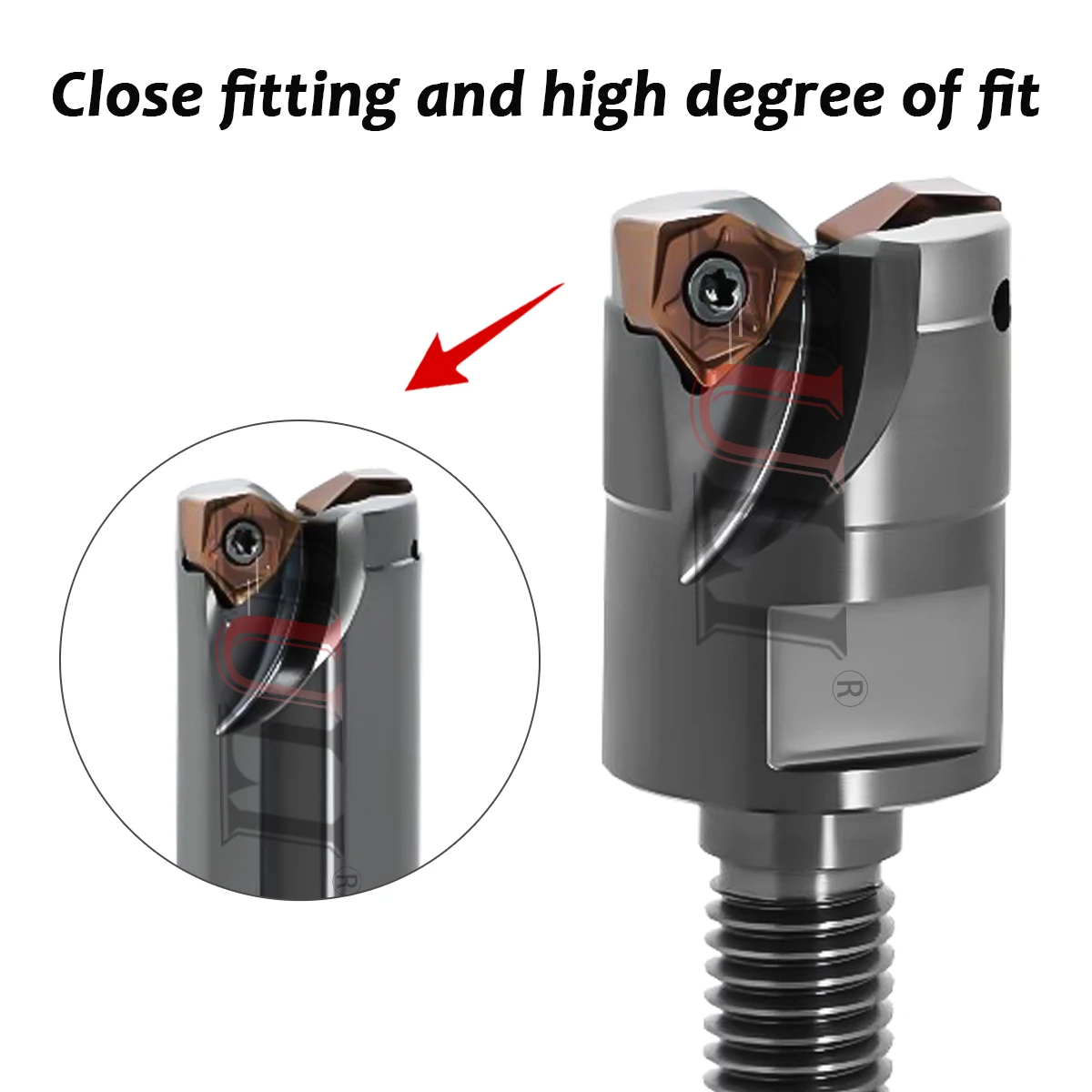 MFWN90 Series Miling Cutter Rod Locking Type Milling Cutter hardmetal CNC Lathe WNMU Double Sided Hexagonal Milling Insert Tool