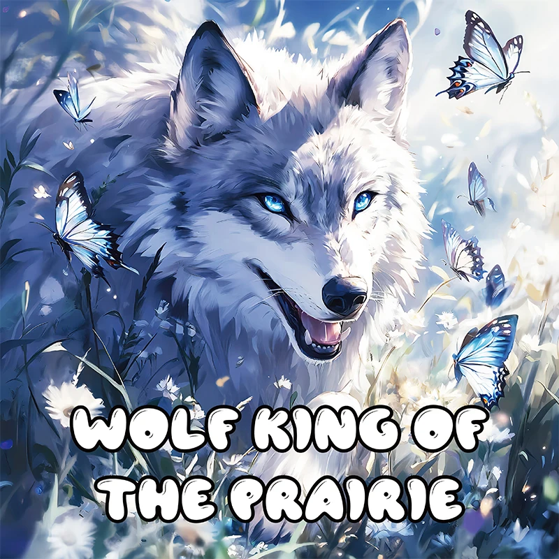 Bview Art Adult Wolf Coloring Book: Art Therapy for Stress Relief, 20 Detailed Pages Pack Designs