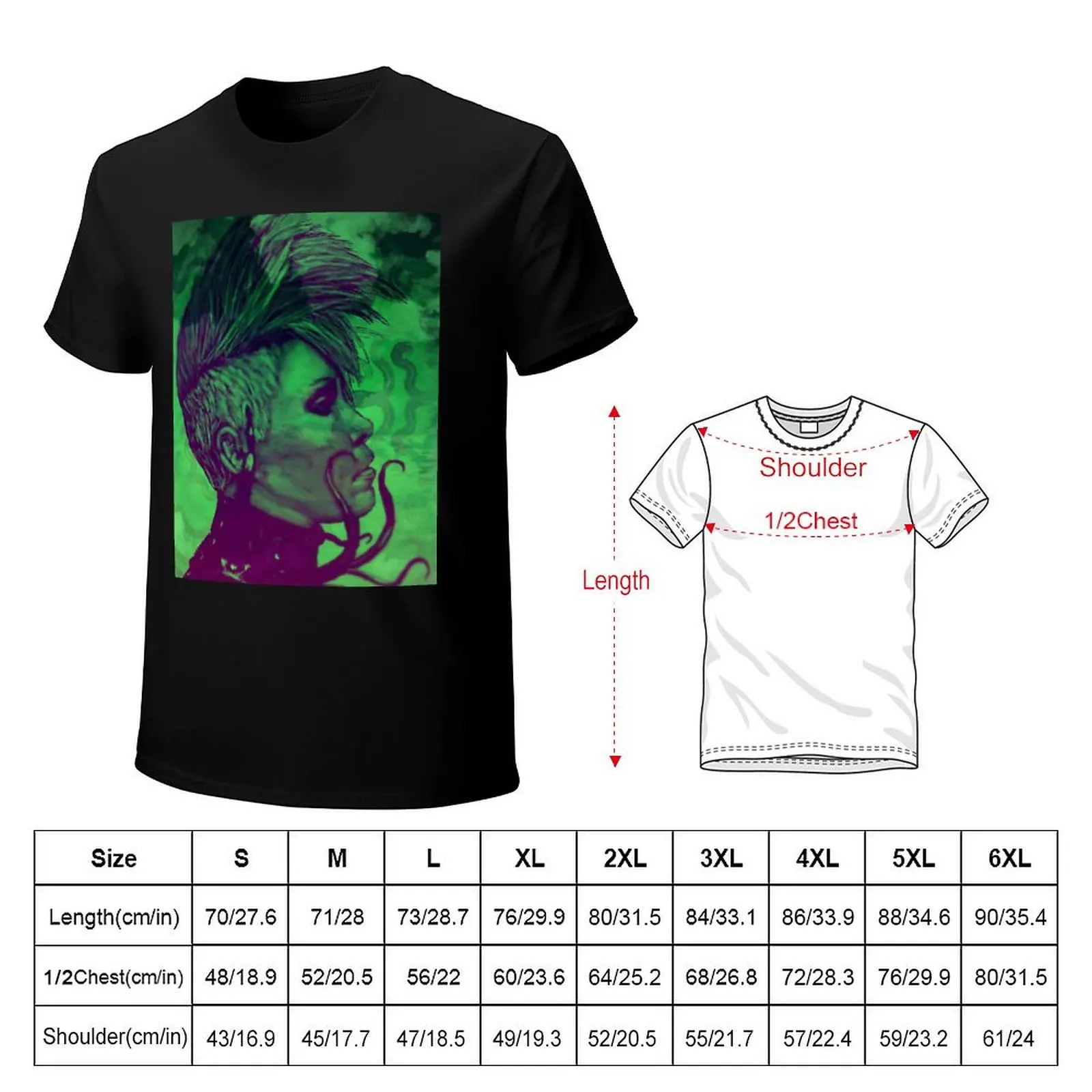 Daydreams in green T-Shirt Simple Graphic Design T-Shirt