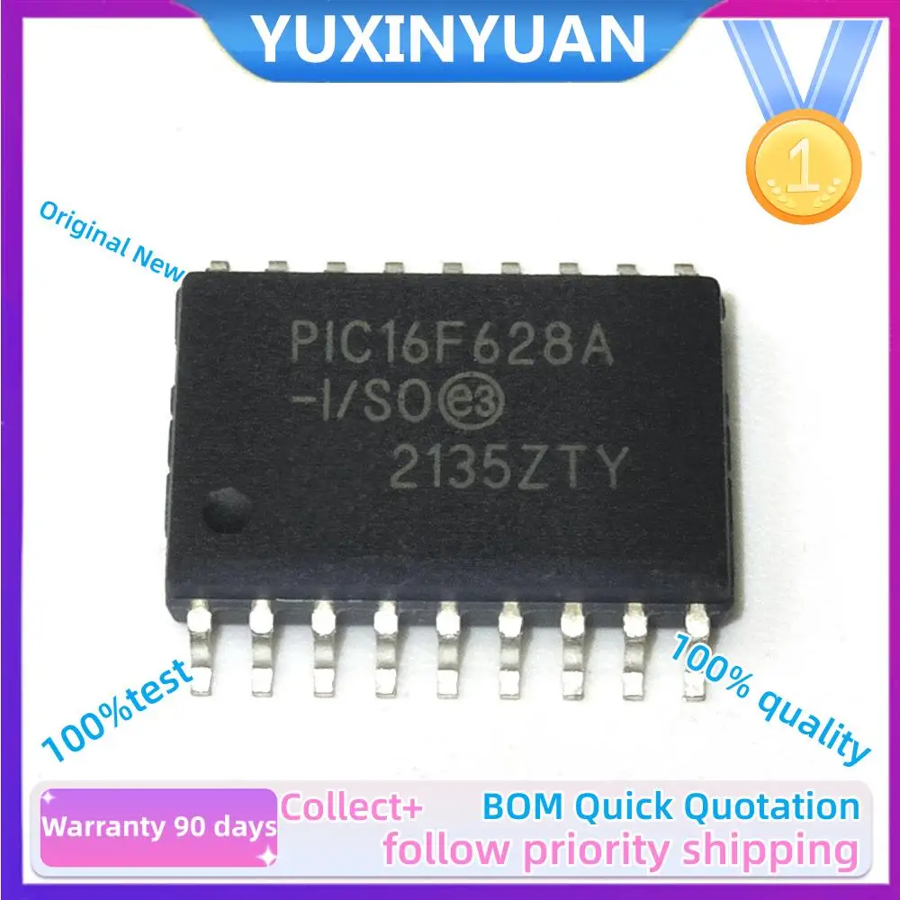 1PCS and new Original PIC16F628A-I/SS 16F627A-E 16F628A-I/SO 16F628-20 16F627-04I 16F628-20I SOP18 IC Chip  IN STOCK 100%test