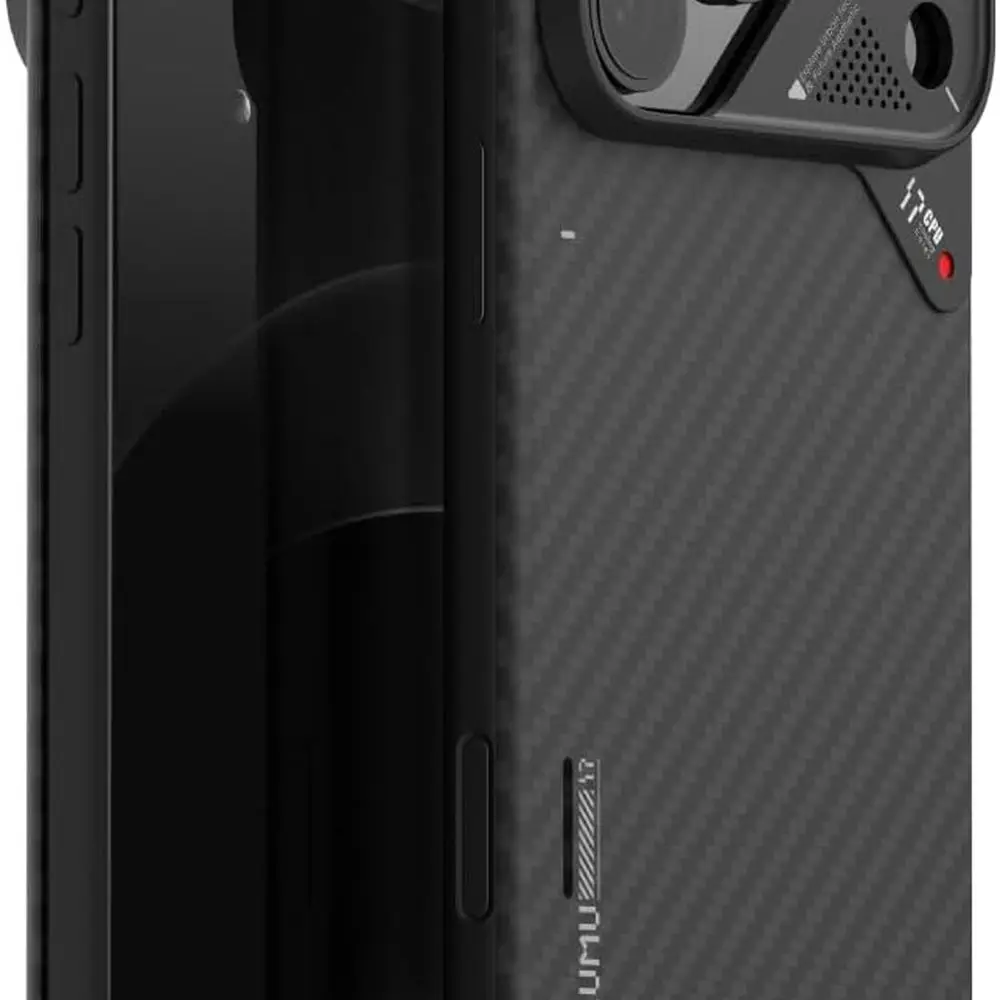 

Ultra Slim 1500D Aramid Fiber Case for iPhone 17 Pro Max with Real Cooling and MagSafe Compatibility