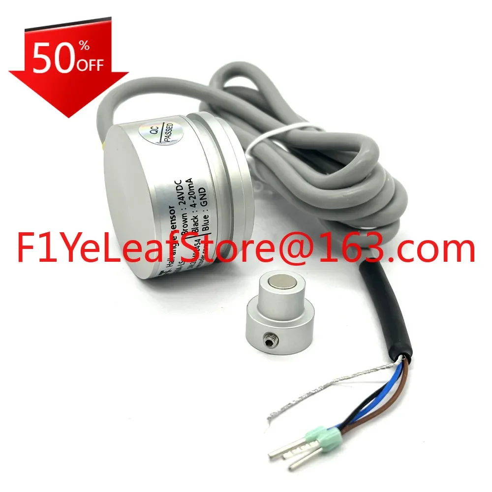 24V power supply 90/180/270/360 degree 4-20mA/SSI/SPI/0-5V/1-5V output M136-C360A-LS Hall Angle sensor