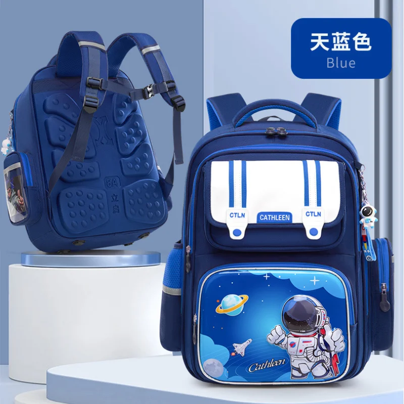 Mochilas escolares para niños y niñas, Mochila ortopédica primaria, impermeable, bolsa para libros