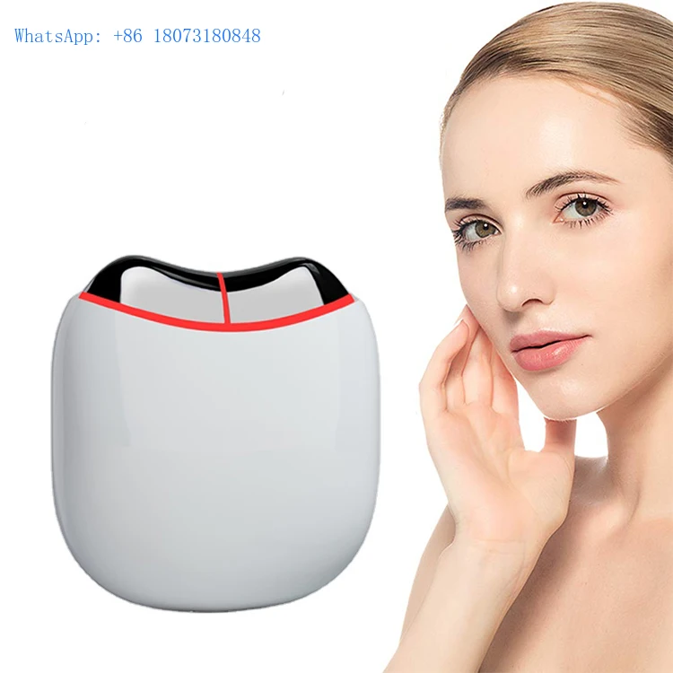 2024 ems red light therapy gua sha facial lifting neck body skin tightening micro current face device