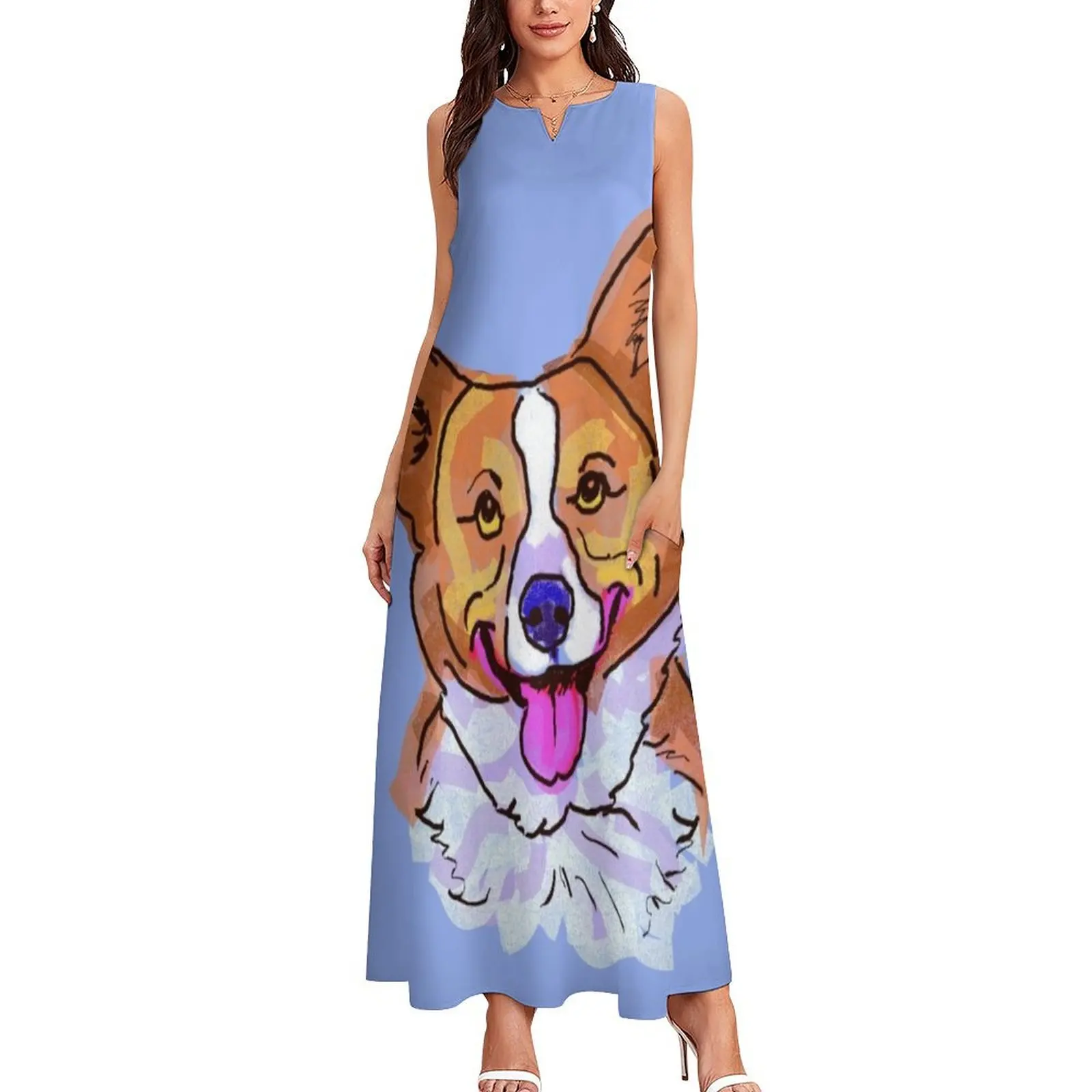 The Pembroke Welsh Corgi Love of My Life Long Dress women's evening dresses Dresses for wedding party Dresses