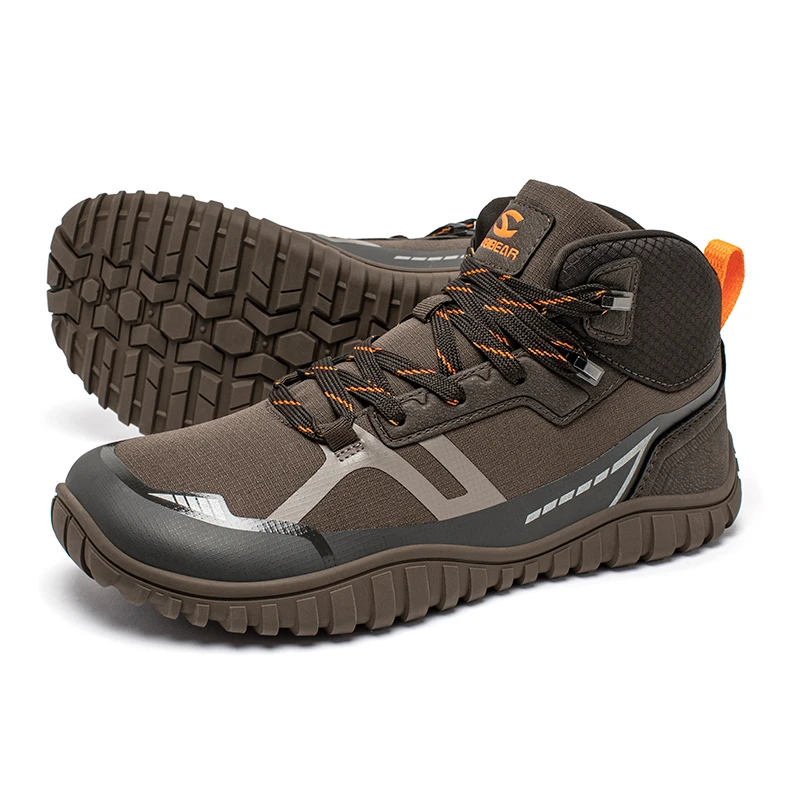 HOBIBEAR منتصف أعلى أحذية بيرفوت رجل إمرأة واسعة تو أحذية المشي لمسافات طويلة في الهواء الطلق عدم الانزلاق درب احذية الجري