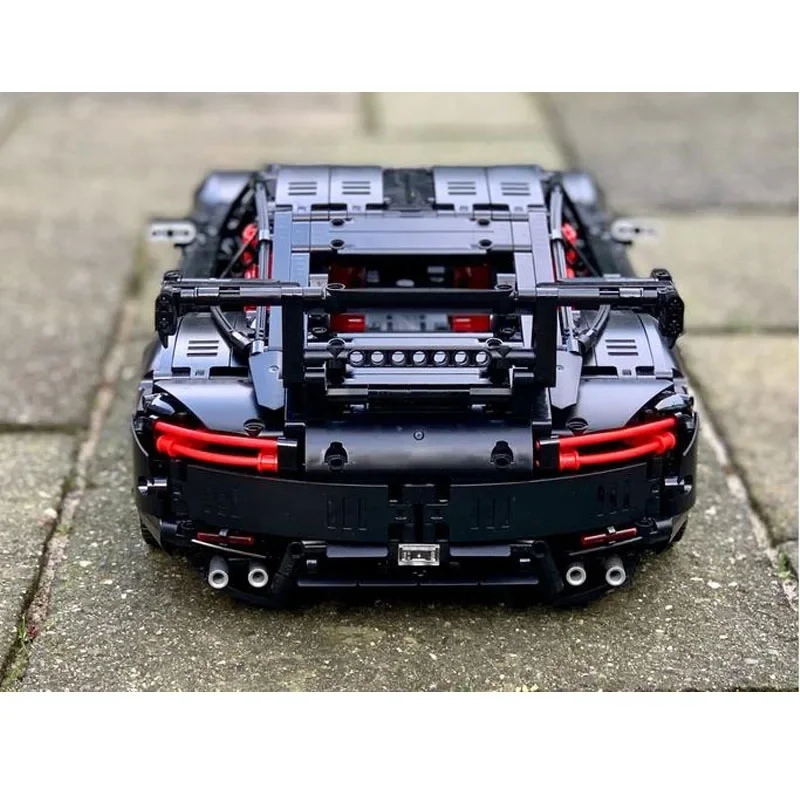 MOC-98023 Neues Supercar GT R Black Series 1:8 Montagebausteine-Modell • 2660 Teile Erwachsene Kinder Geburtstag Spielzeug Geschenk Geschenk