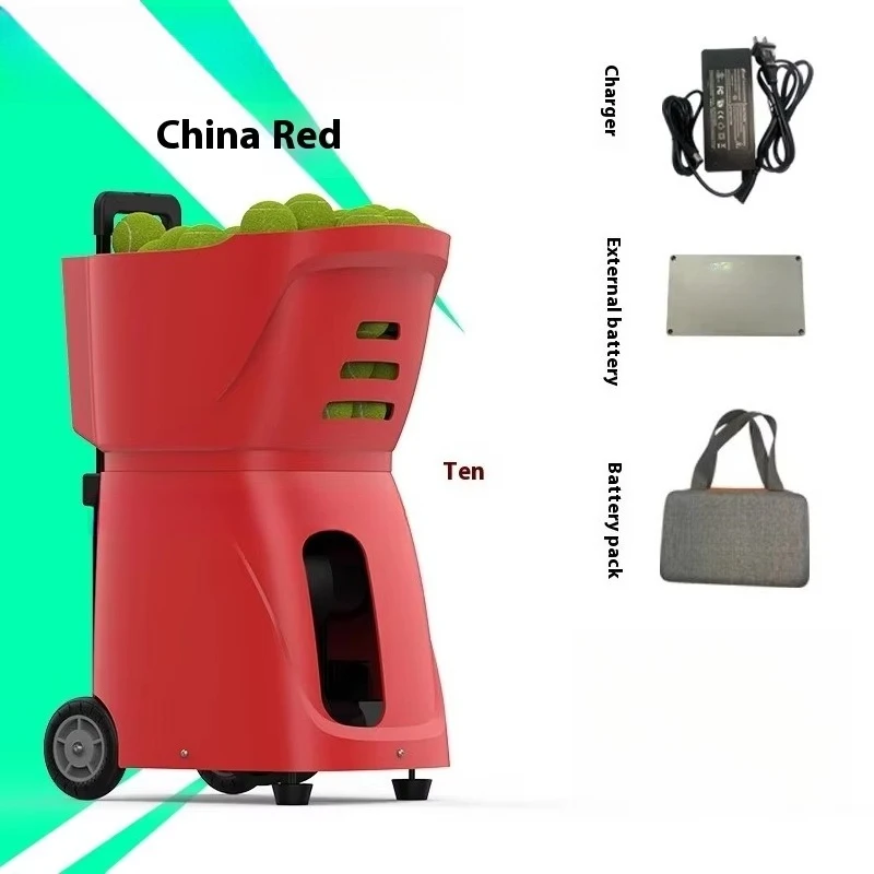 Ultra-light single tennis ball machine Automatic ABS material training ball machine