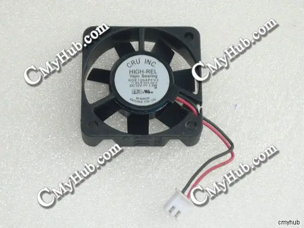 For CRU INC KDE1204PFV2 11.MS.B1628.GN.X DC12V 1.2W 4010 4CM 40MM 40X40X10MM 2pin Cooling Fan KDE1204PFV2