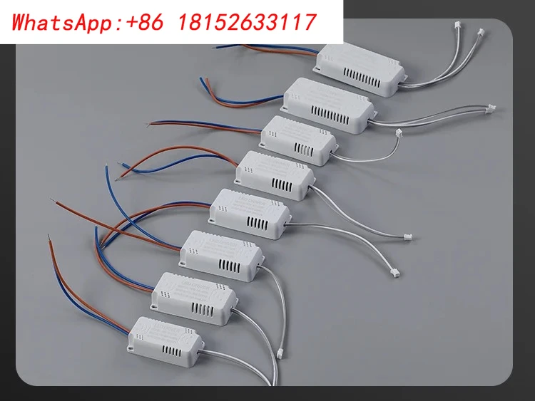 LED مروحة السقف ضوء إمدادات الطاقة محرك الصابورة ثلاثة ألوان يعتم مجزأة تيار مستمر المعدل محول سائق MM