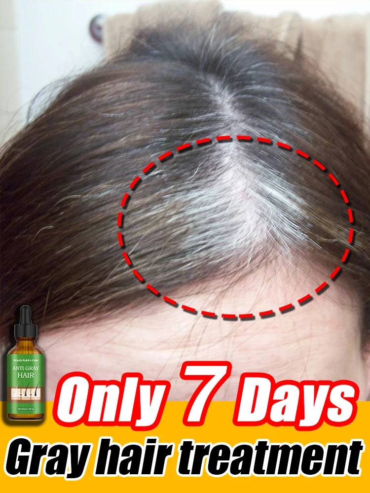 

White hair products to restore natural hair and effectively remove gray hair