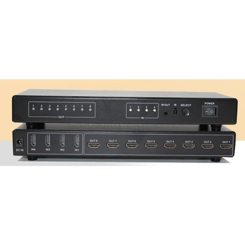 4K HDMI Switch Splitter Multi Channel Video Selector With Remote For Computer Security Monitor