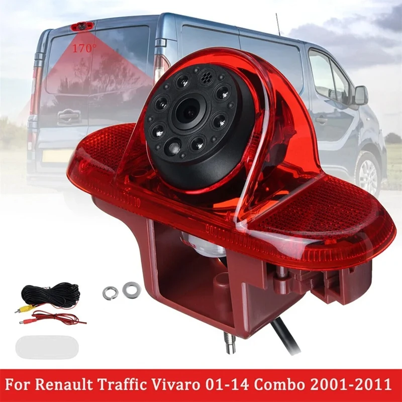 

High Definition IR Night Vision Rear View Backup Brake Light Camera For Renault Trafic MK2 Vauxhall Opel Vivaro A X83