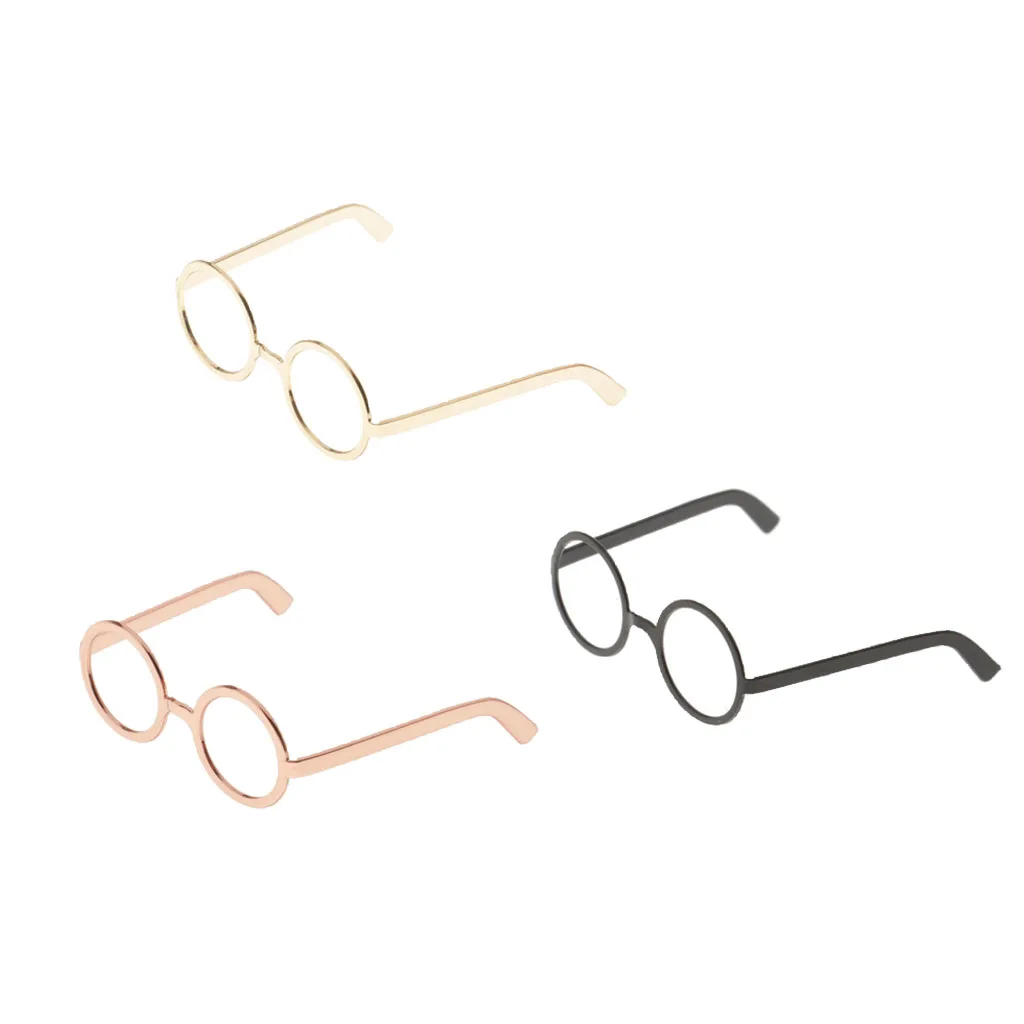 12'' Action Men Hobbyists Toy Alloy Glasses 2.6x2.3cm