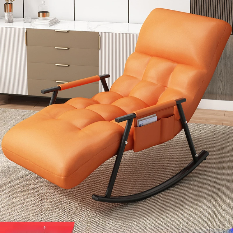 

Rocker chair for adults, lounge chair for balconies, leisure chairs for home use, reclining and sleeping for