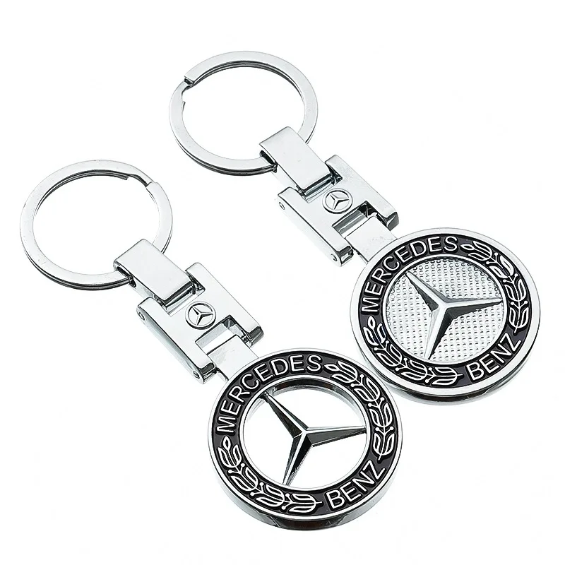 Автомобильный металлический брелок, подвеска, металлическая фотосессия для Mercedes Benz W203 W211 W204 W210 W212 Cla W205 W213 CLA