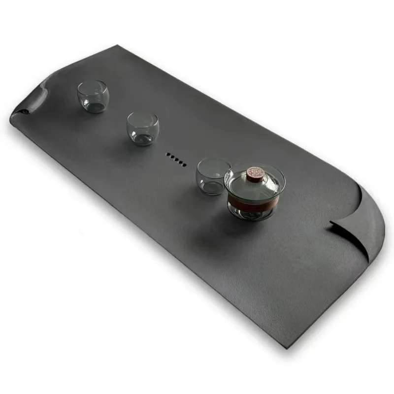 

Simple Wujinshi tea tray Pure handmade stone tray Light luxury Chinese household tea table
