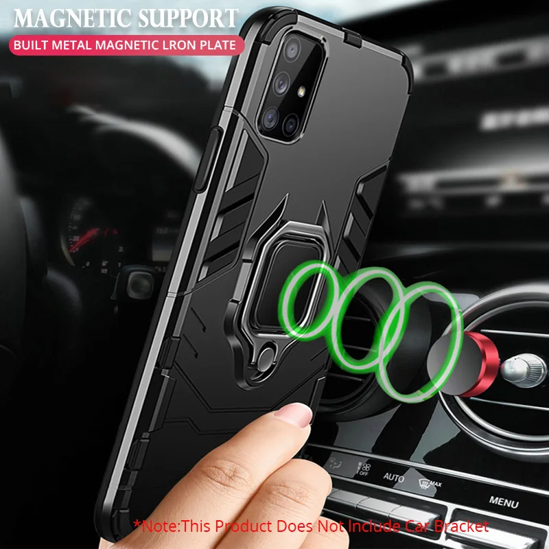 Case For Samsung Galaxy A01 Core A11 A21 A21S A31 A41 A51 A71 A02S A02 A12 A32 A42 A52 A72 4G 5G A Magnetic Bracket Phone Cover