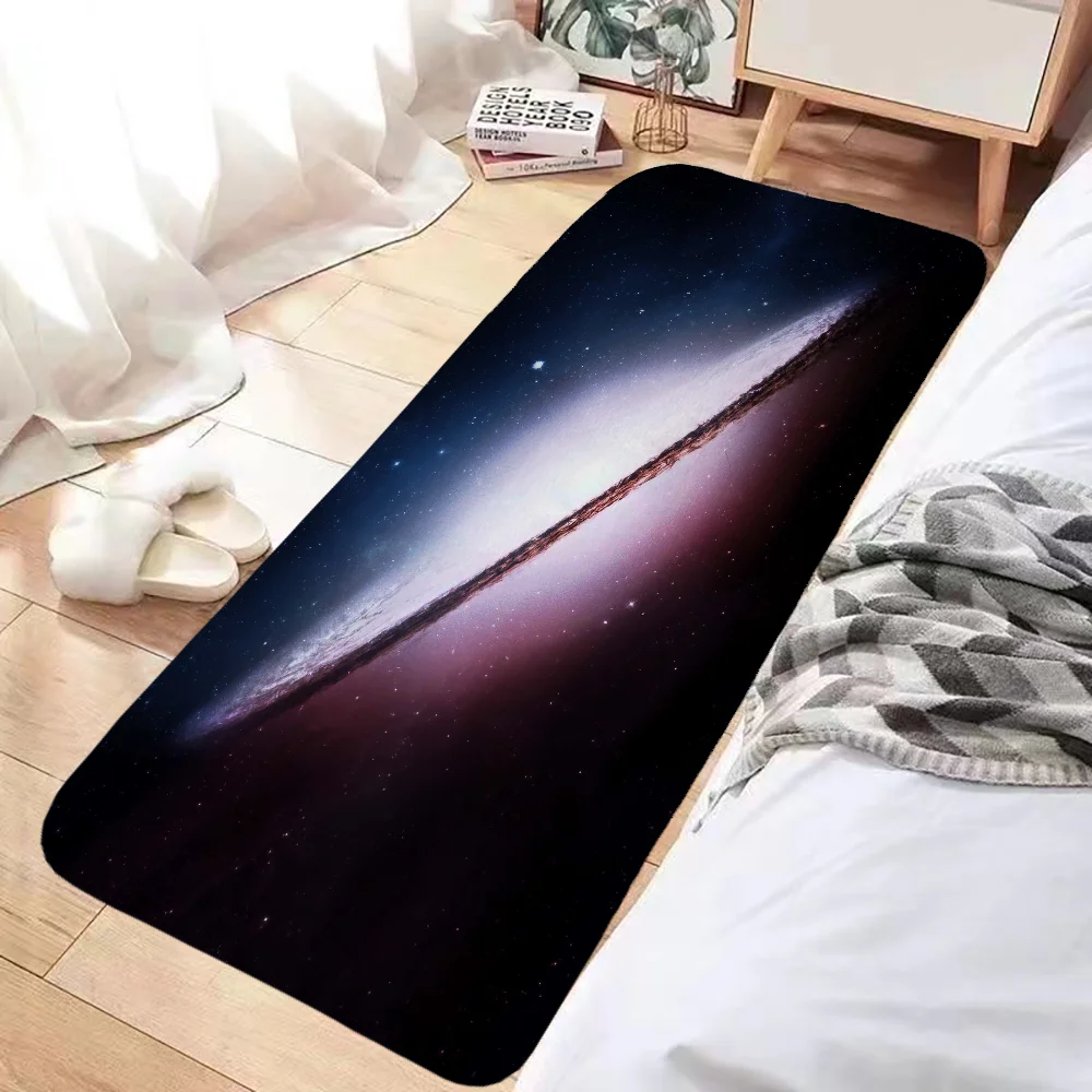 Galaxy Bathroom Mat Carpet for Kitchen Mats Prayer Rug Door Floor Mat Rugs Foot Bath Non-slip House Entrance Home Textile Garden